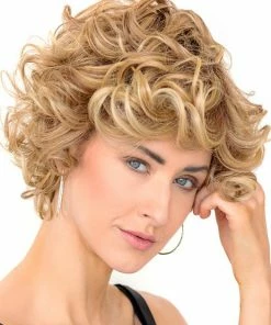 TressAllure Soft Curls | Synthetic Lace Front Wig (Mono Top)