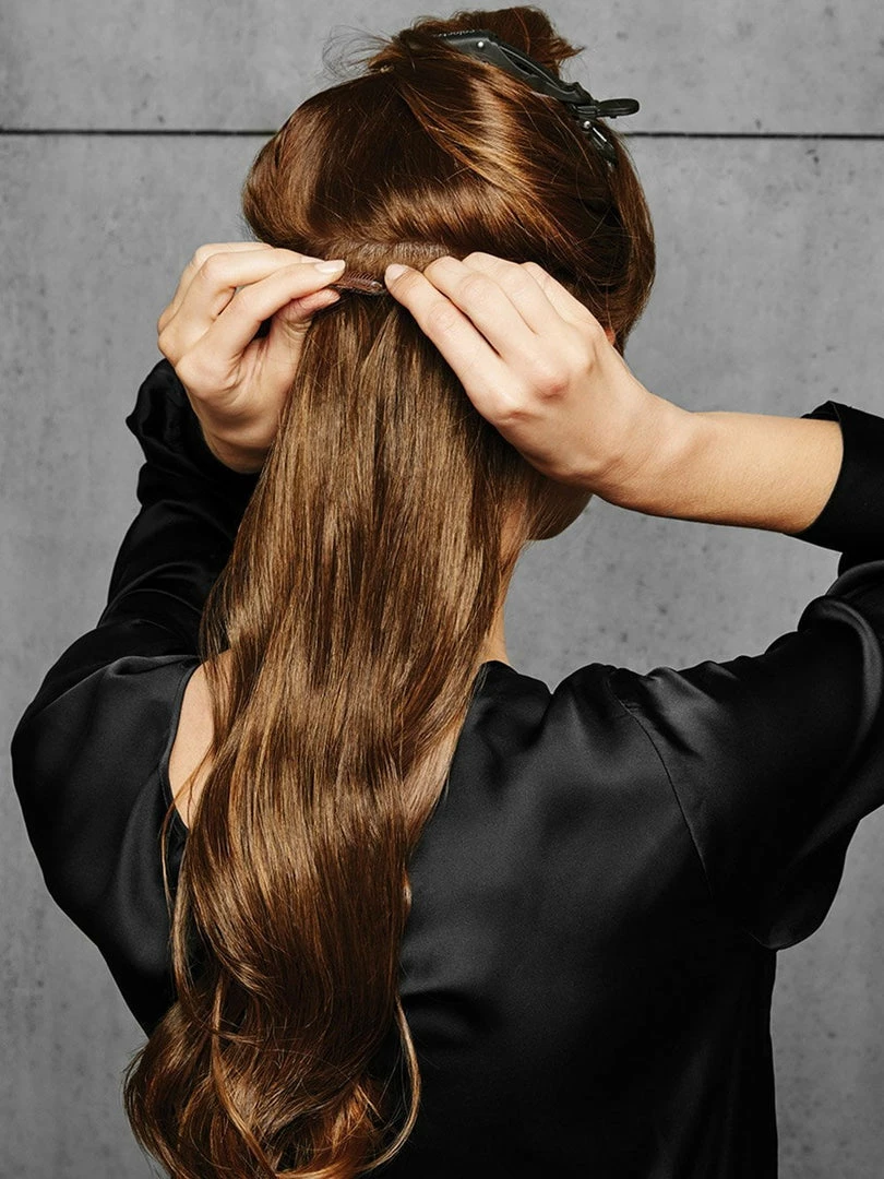 Hairdo HAIR EXTENSIONS 18" - 20.5" Wavy HF Synthetic Extension Kit (3 Pieces) | Clip In 4 Hairdo HAIR EXTENSIONS 18" - 20.5" Wavy HF Synthetic Extension Kit (3 Pieces) | Clip In