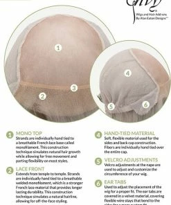 Envy Zoey | Human Hair/ Synthetic Blend Wig (Mono Top) 49 Envy Zoey | Human Hair/ Synthetic Blend Wig (Mono Top)