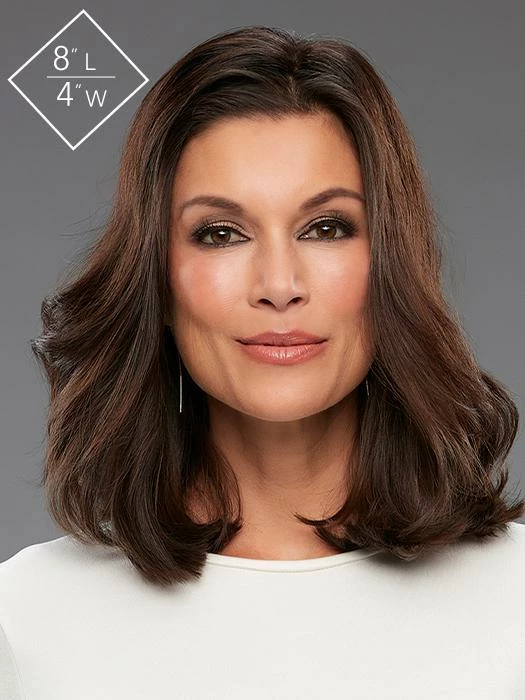 Easihair ROOTED WIGS EasiPieces 8" L X 4" W | Remy Human Hair Piece (1 Piece) 3 Easihair ROOTED WIGS EasiPieces 8" L X 4" W | Remy Human Hair Piece (1 Piece)