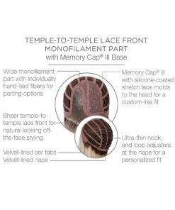 Raquel Welch WOMEN'S WIGS Current Events | HF Synthetic Lace Front Wig (Mono Part)