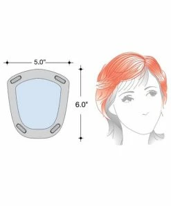 Rene Of Paris Modern Top Piece | Synthetic Hair Topper (Basic Base) ROOTED WIGS