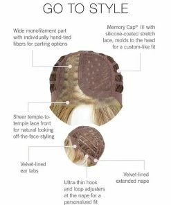 Raquel Welch Go To Style | Synthetic Lace Front Wig (Mono Part) WOMEN'S WIGS