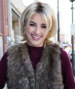 Raquel Welch WOMEN'S WIGS Play It Straight | Synthetic Lace Front Wig (Mono Part)