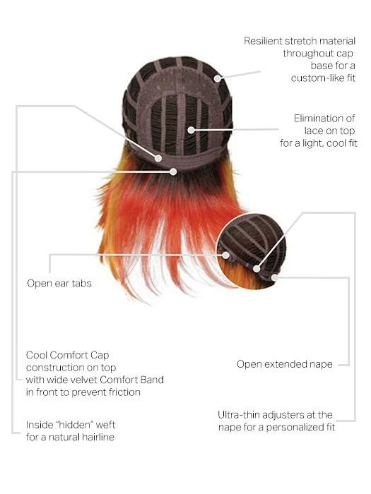 Hairdo Fierce Fire | HF Synthetic Wig (Basic Cap) 8 Hairdo Fierce Fire | HF Synthetic Wig (Basic Cap)