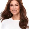 Jon Renau ROOTED WIGS Top Smart HH 18" | Lace Front Remy Human Hair Topper (Mono Top)