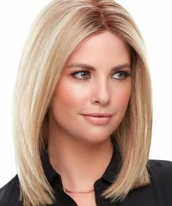 Jon Renau Top Smart HH 12" | Lace Front Remy Human Hair Topper (Mono Top) ROOTED WIGS