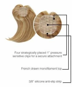 Raquel Welch Indulgence | Remy Human Hair Topper (Hand-Tied Mono Top) ROOTED WIGS