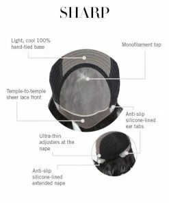 HIM Sharp | Human Hair/Synthetic Wig Blend MEN'S WIGS