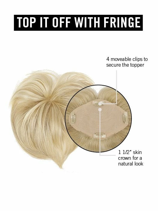 Hairdo Top It Off With Fringe | Synthetic Hair Topper (Mono Crown) NEW ARRIVALS 9 Hairdo Top It Off With Fringe | Synthetic Hair Topper (Mono Crown) NEW ARRIVALS