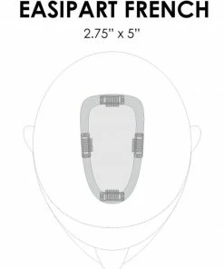 Jon Renau ALL HAIR TOPPERS EasiPart French 18" | Remy Human Hair Topper 44 Jon Renau ALL HAIR TOPPERS EasiPart French 18