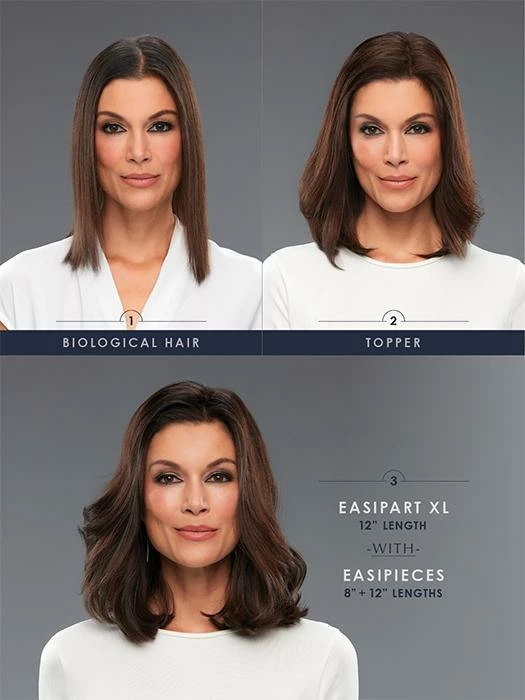 Easihair ROOTED WIGS EasiPieces 8" L X 4" W | Remy Human Hair Piece (1 Piece) 5 Easihair ROOTED WIGS EasiPieces 8" L X 4" W | Remy Human Hair Piece (1 Piece)