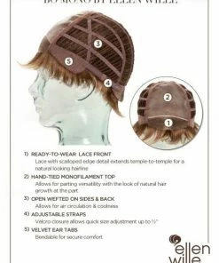 Ellen Wille Bo Mono | Synthetic Lace Front Wig (Mono Top) WOMEN'S WIGS