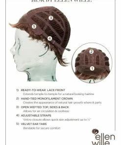 Ellen Wille Risk | Synthetic Lace Front Wig (Mono Crown) WOMEN'S WIGS