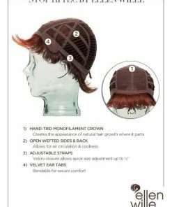 Ellen Wille WOMEN'S WIGS Stop Hi Tec | Short Synthetic Wig (Mono Crown)