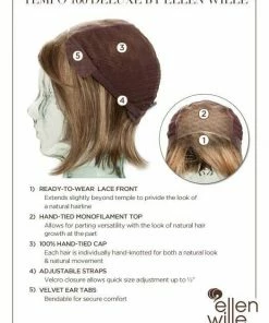Ellen Wille Tempo 100 Deluxe Large | Synthetic Lace Front Wig (Hand-Tied) WOMEN'S WIGS