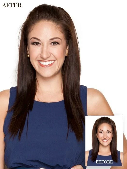 Hairdo 16" 100% Remy Human Hair Extensions (5 Piece) | Clip In 6 Hairdo 16" 100% Remy Human Hair Extensions (5 Piece) | Clip In