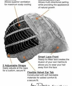 Jon Renau WOMEN'S WIGS Haute | HF Synthetic Lace Front Wig (Mono Part)