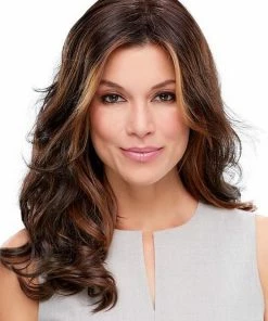 Jon Renau ROOTED WIGS Top Level | Synthetic Lace Front Hair Topper (Mono Top)