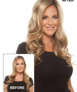 Jon Renau ROOTED WIGS Top Level | Synthetic Lace Front Hair Topper (Mono Top)