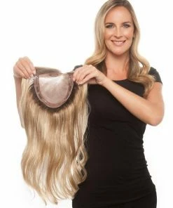 Jon Renau ROOTED WIGS Top Level | Synthetic Lace Front Hair Topper (Mono Top)