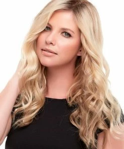 Jon Renau Top Wave 18" | Synthetic Hair Topper (Full Mono) ROOTED WIGS