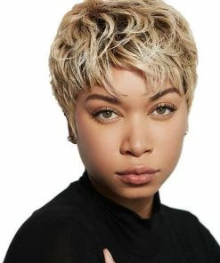 TressAllure WOMEN'S WIGS Textured Pixie | HF Synthetic Wig (Basic Cap)