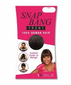 Vivica Fox BANGS & FRINGES Snap Bang Front | Human Hair Bang (Clip In)