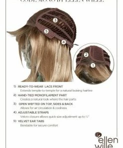 Ellen Wille Code Mono | Synthetic Lace Front Wig (Mono Part) WOMEN'S WIGS