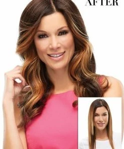 Jon Renau ROOTED WIGS Top Level | Synthetic Lace Front Hair Topper (Mono Top)