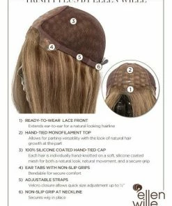 Ellen Wille WOMEN'S WIGS Trinity Plus | Remy Human Hair Lace Front Wig (Hand-Tied) 42 Ellen Wille WOMEN'S WIGS Trinity Plus | Remy Human Hair Lace Front Wig (Hand-Tied)